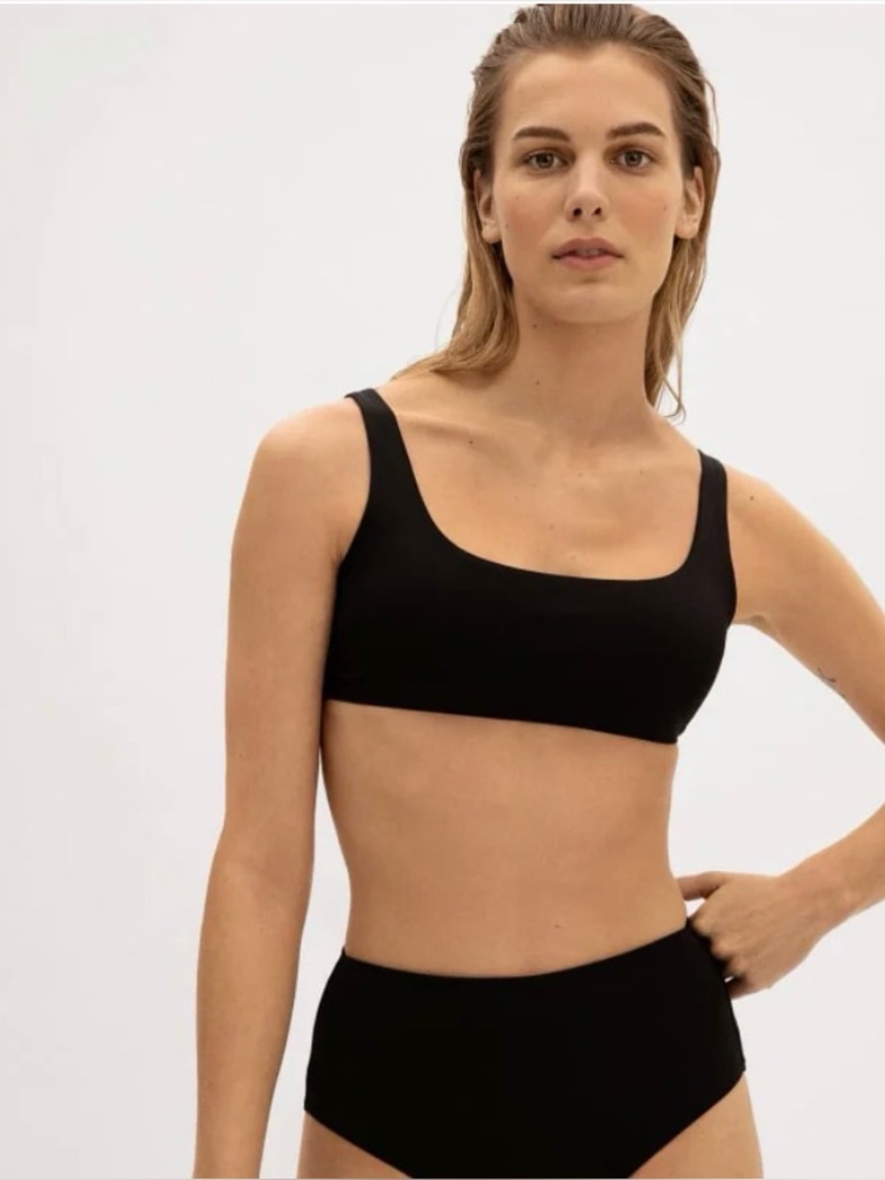 NEW Everlane Square Neck Bikini Top